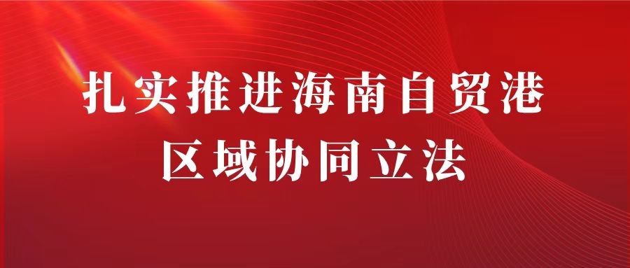 张亮｜扎实推进海南自贸港区域协同立法